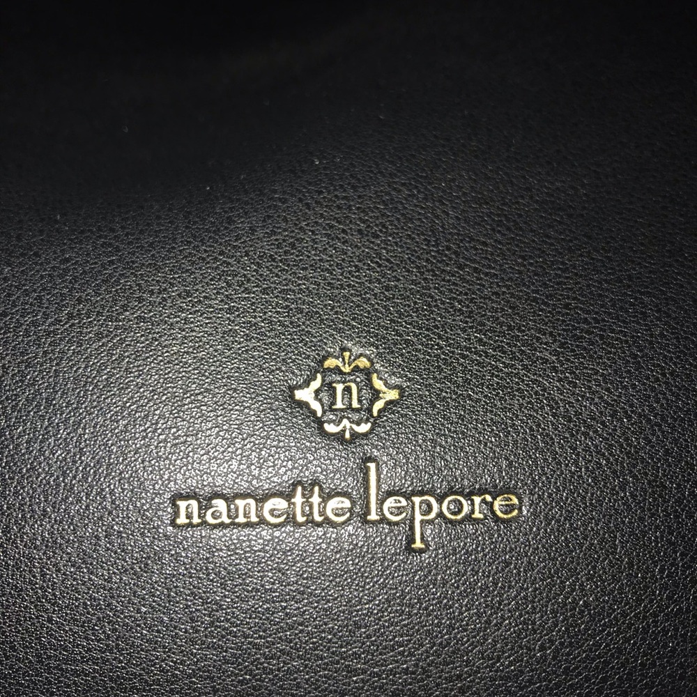 Nanette Lepore Double Handle Handbag- Black- NWT - Picture 5 of 8